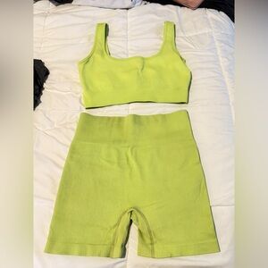Lime Green Workout Set